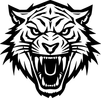 Tiger - High Quality Vector Logo - Vector illustration ideal for T-shirt graphic