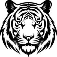 Tigre - minimalista y plano logo - vector ilustración