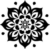 Mandala - Minimalist and Flat Logo - Vector illustration