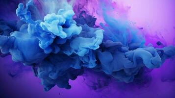 AI generated Indigo color splash background photo