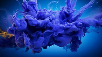 AI generated Indigo color splash background photo