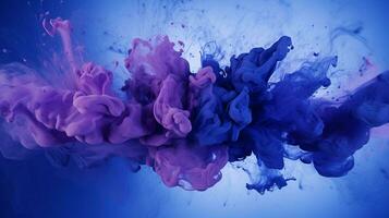 AI generated Indigo color splash background photo