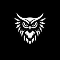 Owl - Minimalist and Flat Logo - Vector illustration