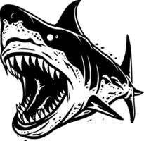 Shark - High Quality Vector Logo - Vector illustration ideal for T-shirt graphic