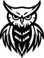 Owl - Minimalist and Flat Logo - Vector illustration