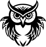 Owl - Minimalist and Flat Logo - Vector illustration