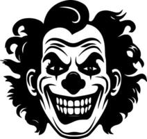 Clown, Minimalist and Simple Silhouette - Vector illustration