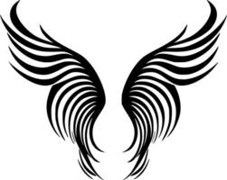 Angel Wings - Minimalist and Flat Logo - Vector illustration