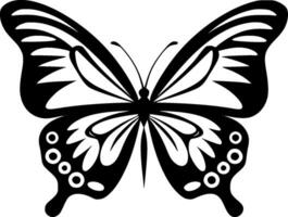 Butterfly, Minimalist and Simple Silhouette - Vector illustration