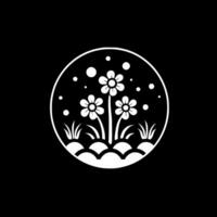 primavera - minimalista y plano logo - vector ilustración