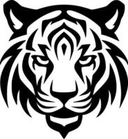 Tigre - minimalista y plano logo - vector ilustración