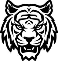 tigre, minimalista y sencillo silueta - vector ilustración