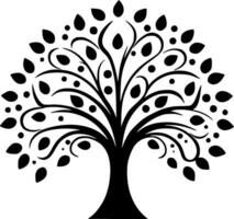 Tree of Life, Minimalist and Simple Silhouette - Vector illustration