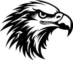 águila, negro y blanco vector ilustración
