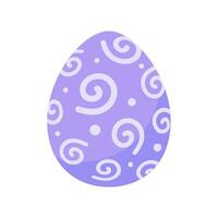 Easter eggs decorated with colorful patterns For an Easter egg search activity with the kids. vector