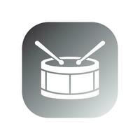 drum icon vector template