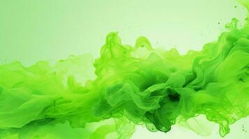 AI generated Pista green color splash background photo