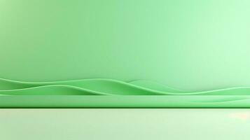 AI generated Pista green background photo