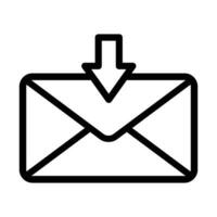 envelope icon for graphic and web design vector