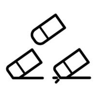 eraser icon for graphic and web design vector