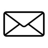 envelope icon for graphic and web design vector