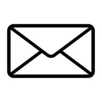 envelope icon for graphic and web design vector
