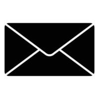 envelope icon for graphic and web design vector