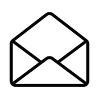 envelope icon for graphic and web design vector