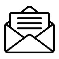 envelope icon for graphic and web design vector