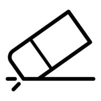 eraser icon for graphic and web design vector