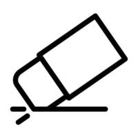 eraser icon for graphic and web design vector