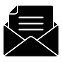 envelope icon for graphic and web design vector