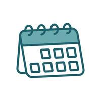 calendar icon vector design template simple and clean