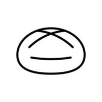 bread icon vector design template simple and clean