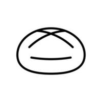 bread icon vector design template simple and clean