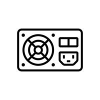 power supply icon vector design template simple and clean