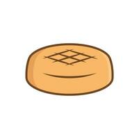 bread icon vector design template simple and clean