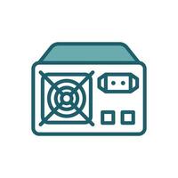 power supply icon vector design template simple and clean