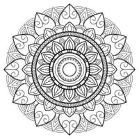 decorativo lujo ornamental mandala antecedentes diseño y mandala vector ilustración