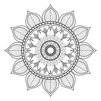 Decorative luxury ornamental mandala background design and mandala vector illustration