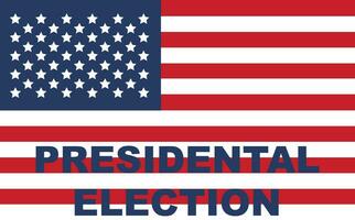 2024 Presidential election day in USA, november 5, card design. Vote for your future vector