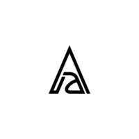 un triángulo con el letras s y un negro triángulo vector