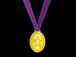 Competition medals in Gold, Silver and Bronze video