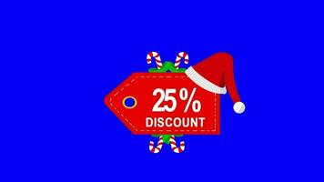 Christmas Discount Promo Tag video