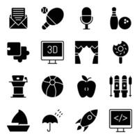 Pack of Leisure Vector Icons