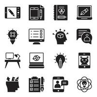 Design Thinking Glyph Vector Icons