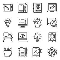 Design Thinking Line Vector Icons