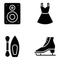 Pack of Accessories Vector Icons