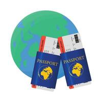 illustration of passport vector