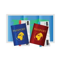 illustration of passport vector